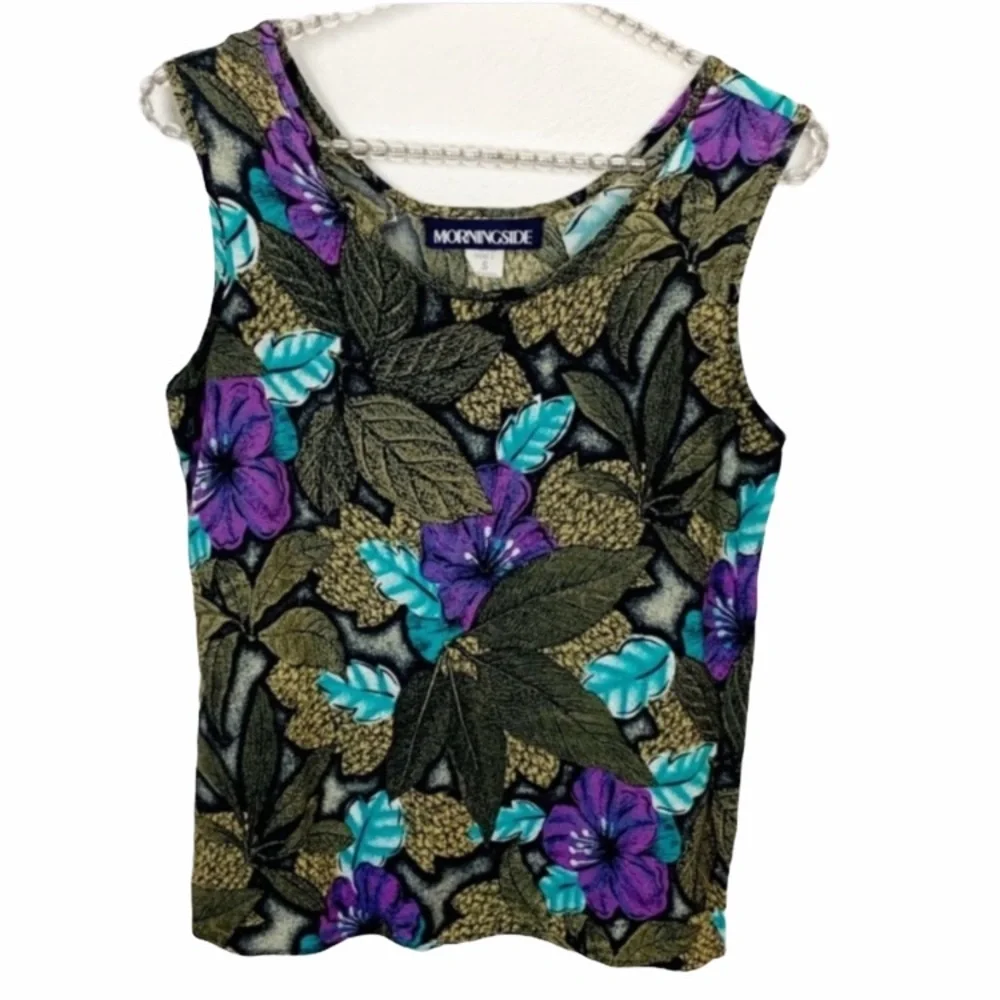 Vintage Morningside Size Small Hawaiian Flower Tank